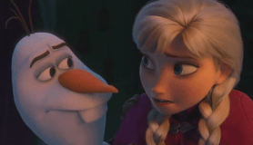 Anna with Olaf 1