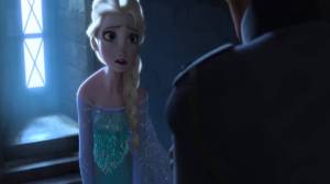Elsa pleads with Hans
